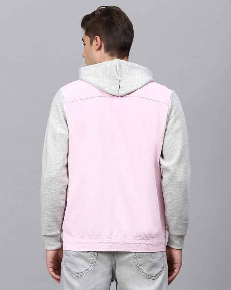 Pink grey hotsell and white jacket