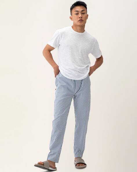 Buy Blue Pyjamas for Men by DAMENSCH 