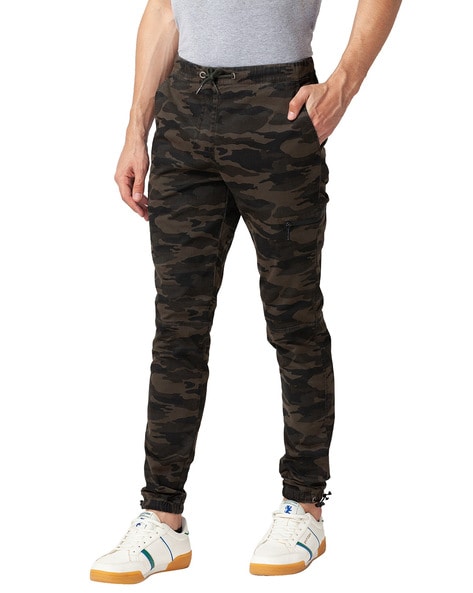 CELIO Men Camouflage Printed Slim Tapered Fit Casual Trousers | Lifestyle  Stores | Kundan Bagh | Hyderabad