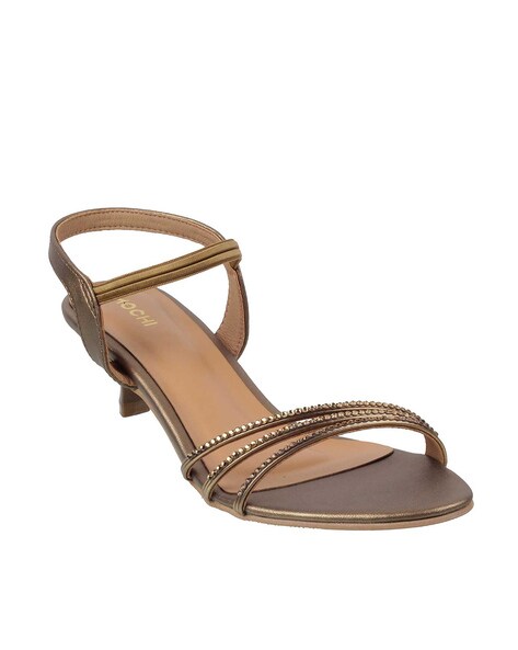 Bronze sandals low heel new arrivals