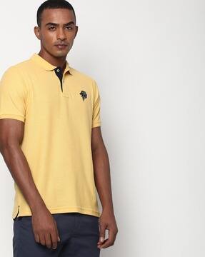 Buy Yellow Tshirts for Men by NETPLAY 