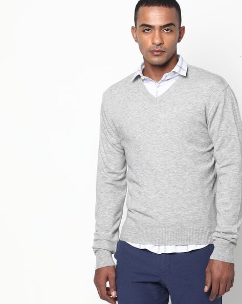 Buy Grey Sweaters & Cardigans for Men by NETPLAY Online