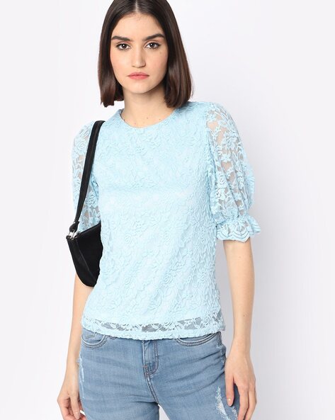 Buy Blue Tops for Women by AND Online | Ajio.com