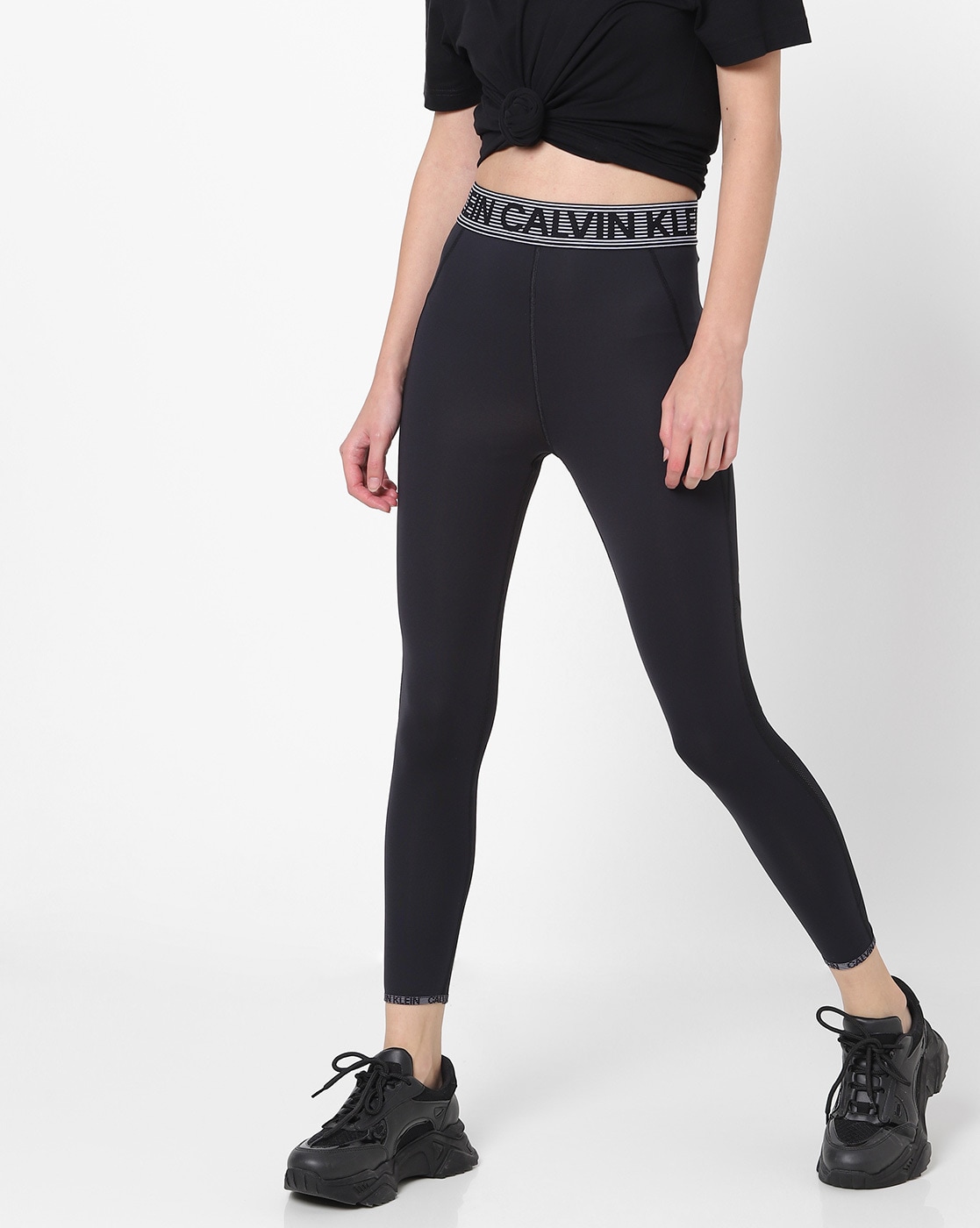 Buy Black Leggings for Women by Calvin Klein Jeans Online