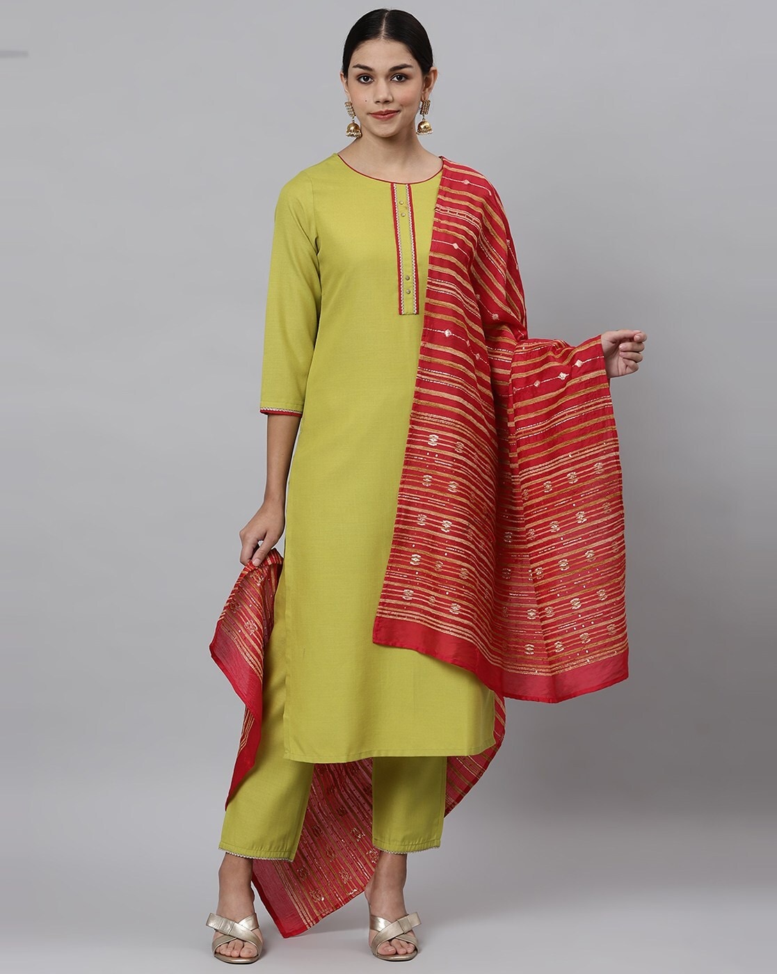 Buy Blue Fusion Wear Sets for Women by Jaipur Kurti Online | Ajio.com