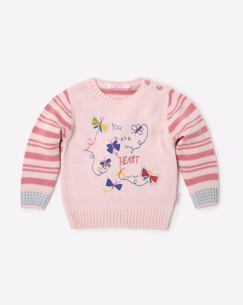 Wingsfield Printed Round-Neck Sweater