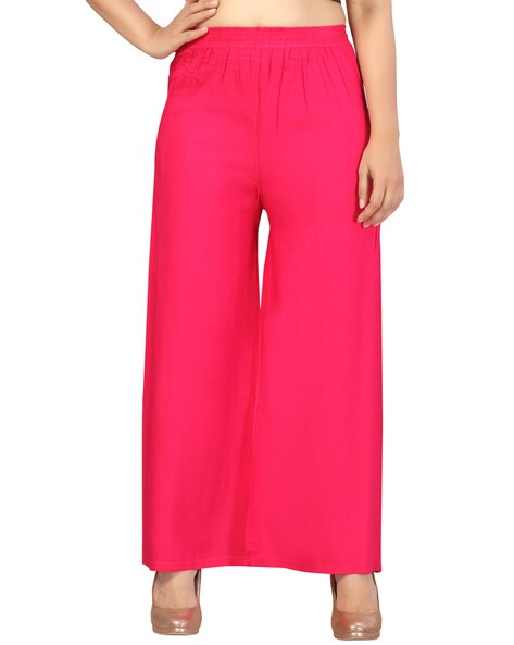 Solid Palazzo Pant Price in India