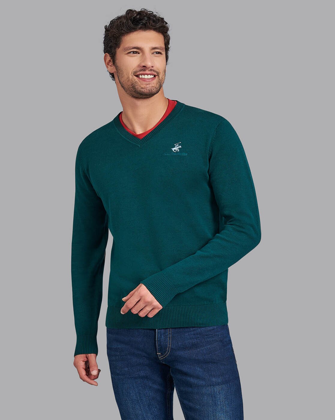 Buy Green Sweaters & Cardigans for Men by Beverly Hills Polo Club Online |  