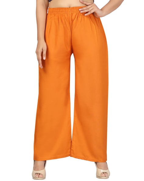 Solid Palazzo Pant Price in India