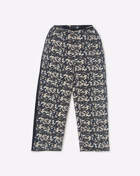 Pepe Jeans Printed Flat-Front Trousers