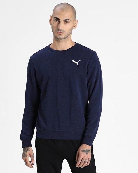 navy puma sweatshirt