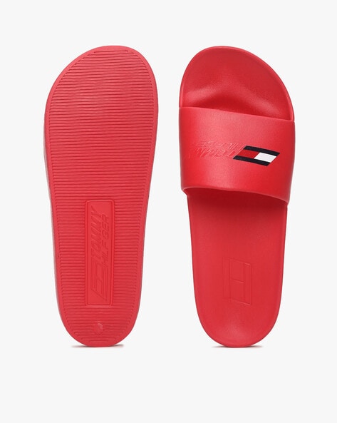 Tommy hilfiger orange discount sliders