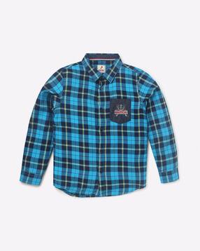 Buy Blue Shirts for Boys by GINI \u0026 JONY 