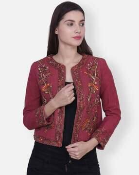 ethnic half jacket for ladies