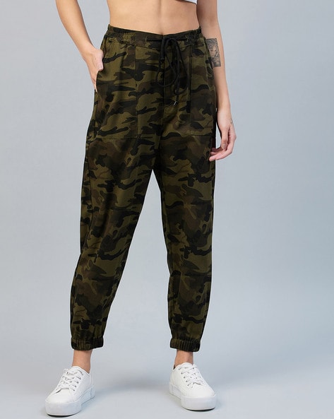 Camo cheap print joggers