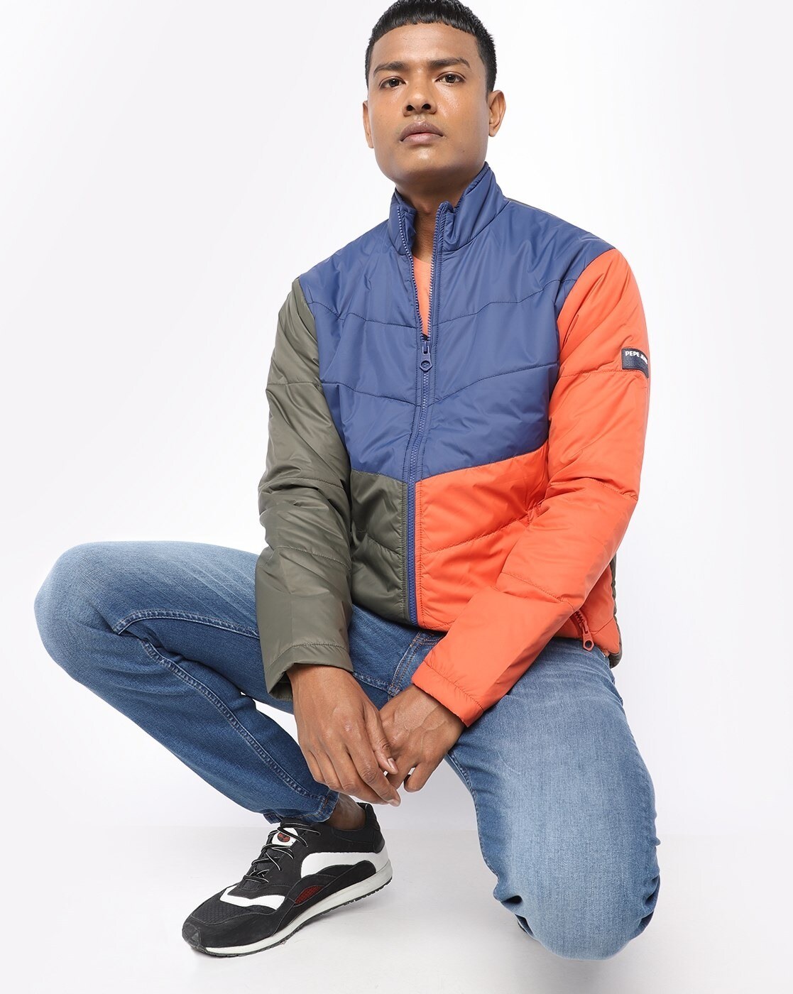 pepe jeans olive green jacket