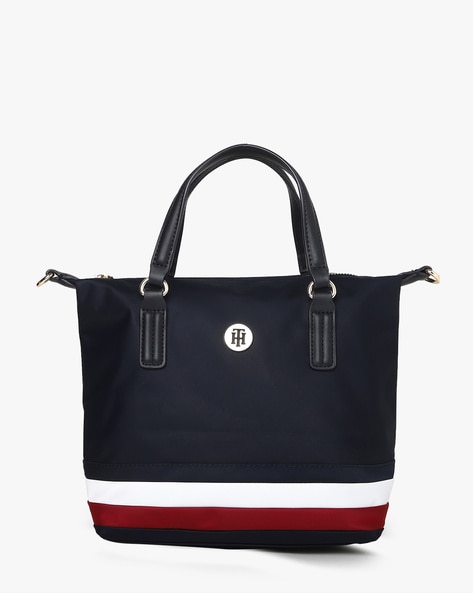 Tommy hilfiger navy online tote bag