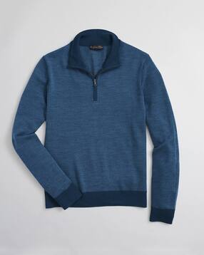 brooks brothers quarter zip sweater