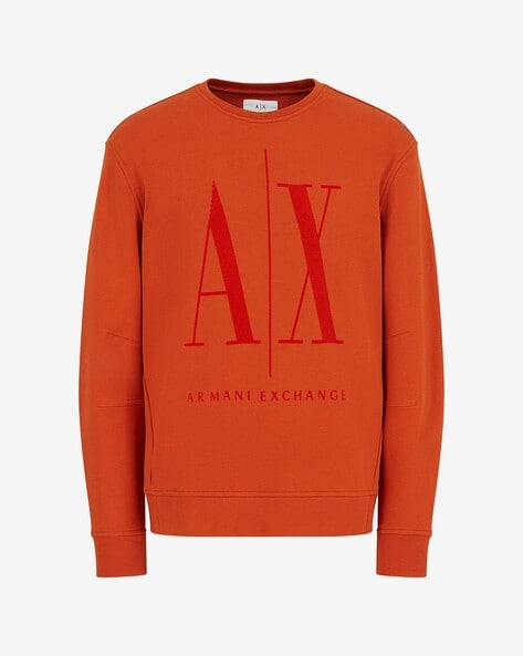 Buy Orange Sweatshirt & Hoodies for Men by ARMANI EXCHANGE Online 