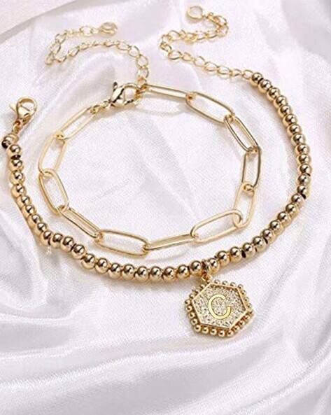 Jewels galaxy Pack of 2 Bracelets