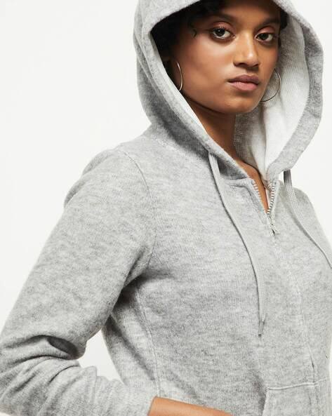 Buy Grey Sweatshirt u0026 Hoodies for Women by MAX Online | Ajio.com