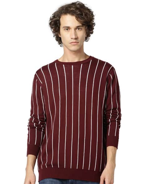 Buy Burgundy Sweaters Cardigans for Men by CELIO Online