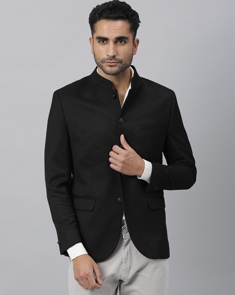 blazer without lapel