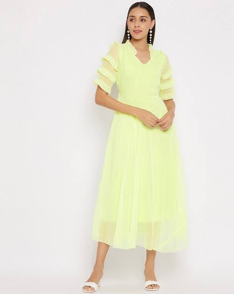 lemon yellow dresses