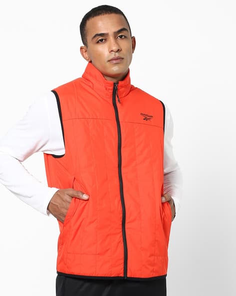 Reebok High-Neck Zip-Front Jacket