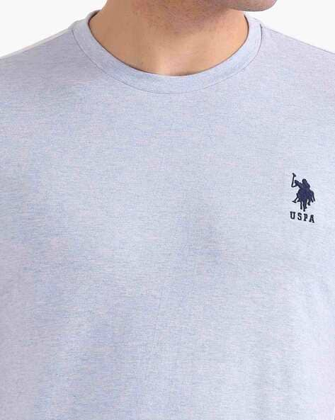 white polo crewneck shirt