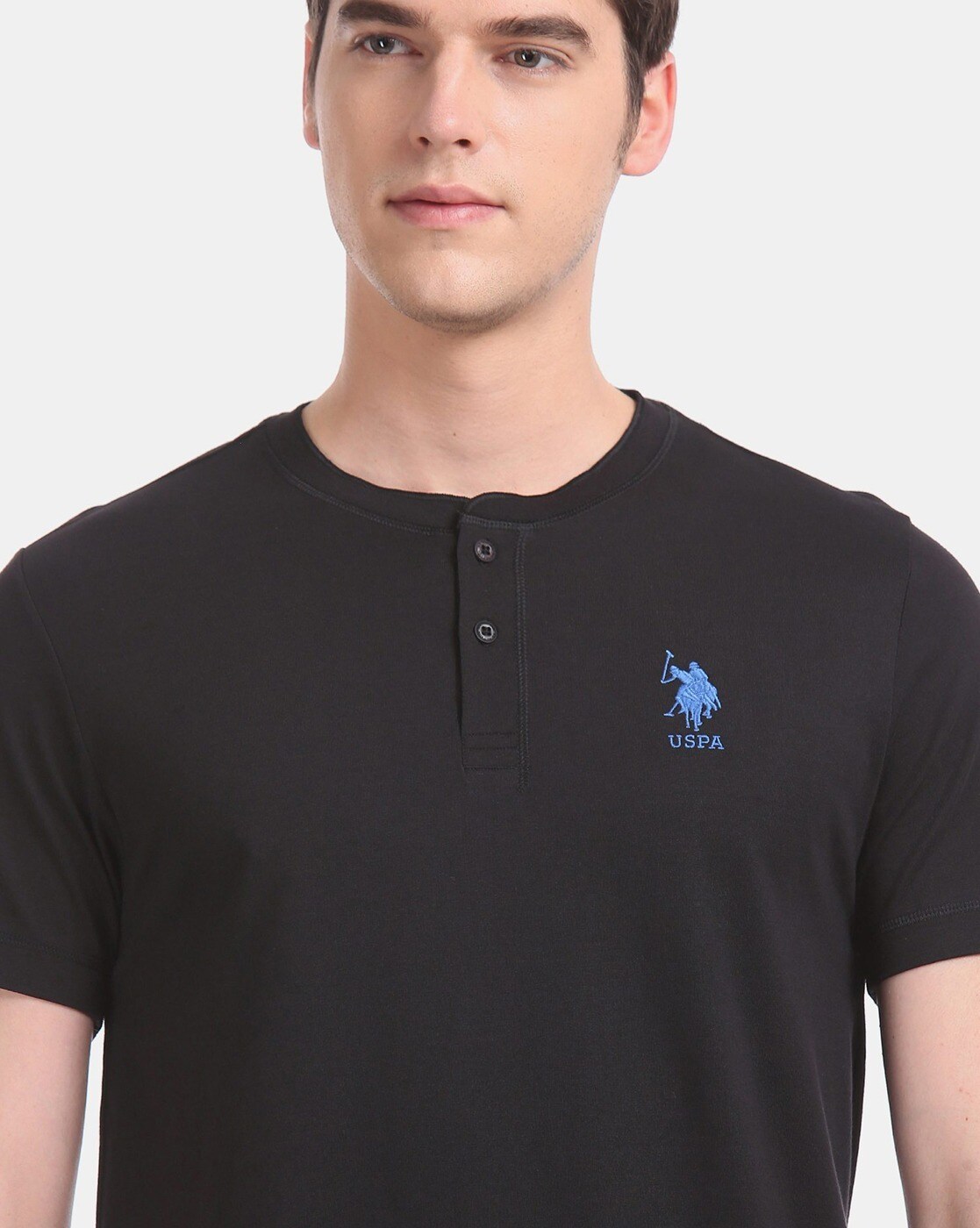 us polo henley t shirt