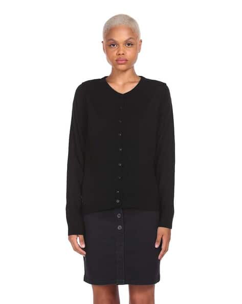 Buy Black Sweaters Cardigans for Women by SUGR Online