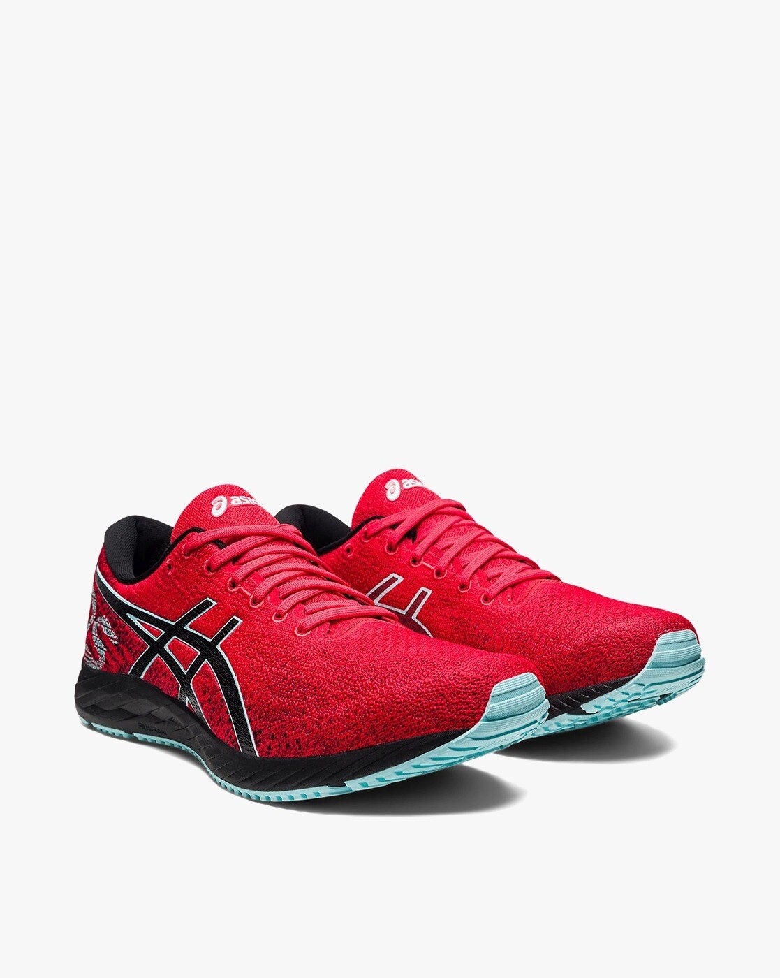 All red asics sales shoes