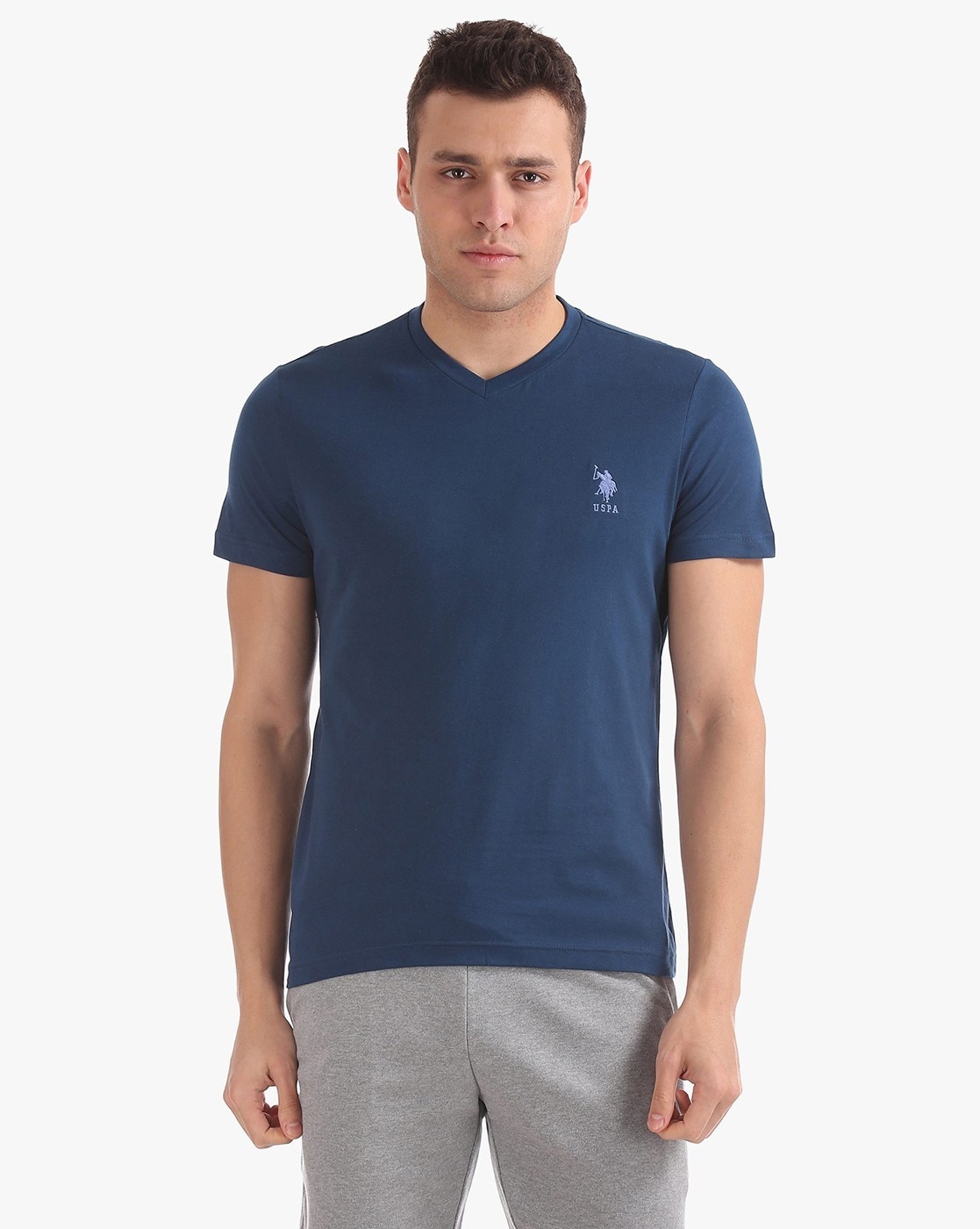 us polo blue t shirt