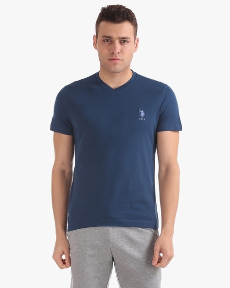 us polo v neck t shirt