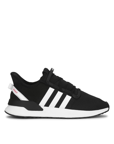 Buy ADIDAS U Path Run Lace-Up Casual Shoes | Black Color Men | LUXE