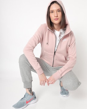 nike particle rose hoodie