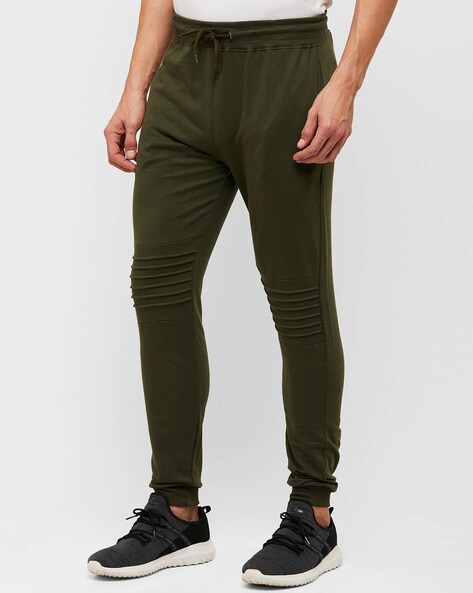 Green, Joggers, Men