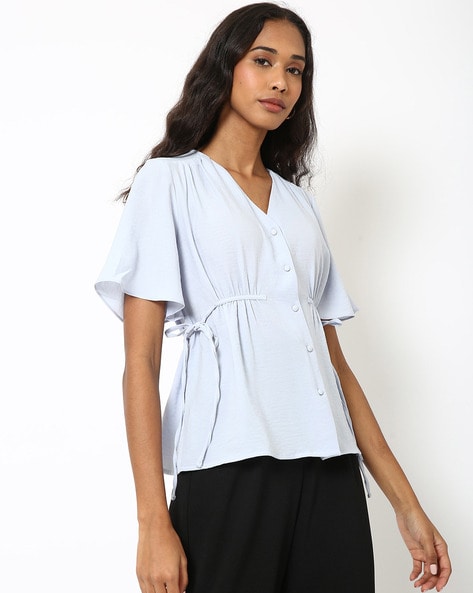 Gipsy Button-Down V-neck Top