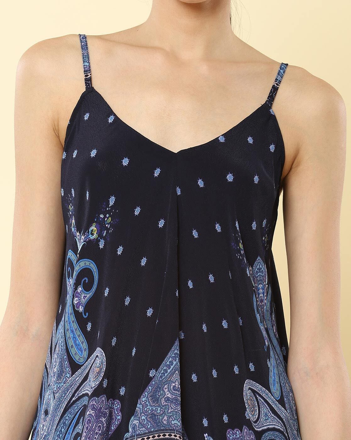 Buy Navy Blue Tops for Women by LABEL RITU KUMAR Online