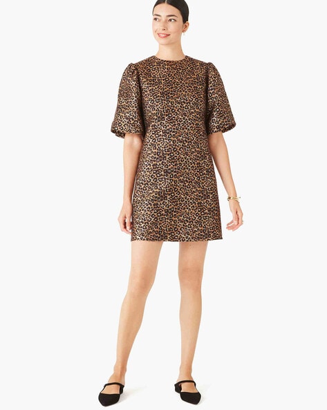 Kate spade leopard ponte on sale dress