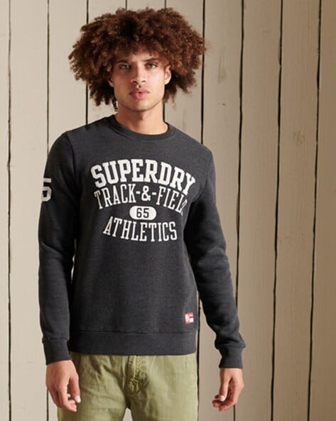 Rijp Prik werkgelegenheid Buy Grey Sweatshirt & Hoodies for Men by SUPERDRY Online | Ajio.com