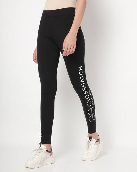 Buy Black Leggings for Women by 