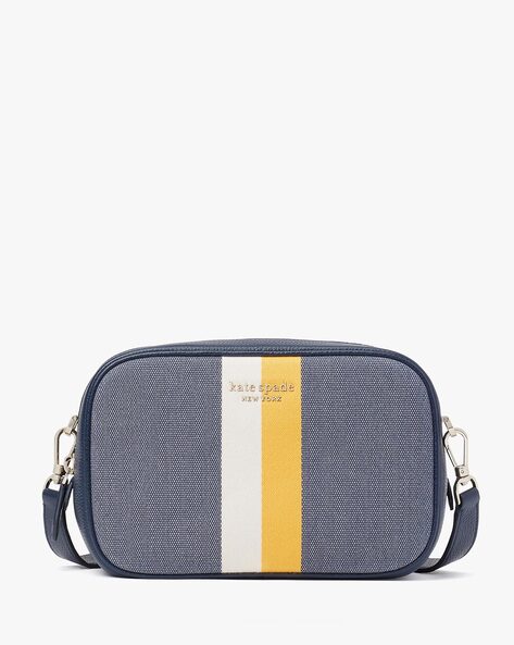 Buy KATE SPADE Canvas Astrid Crossbody Bag with Detachable Strap | Blue  Color Women | AJIO LUXE