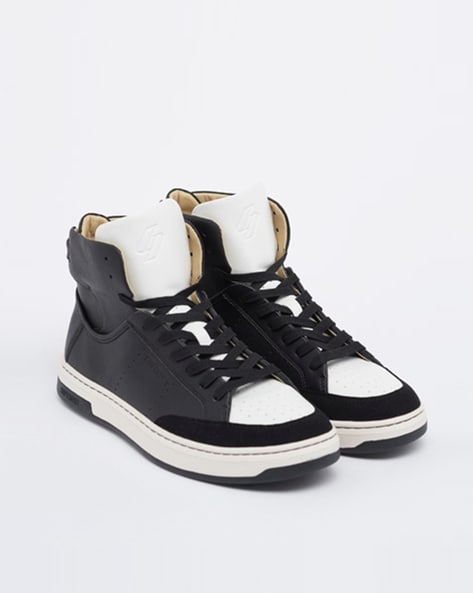 Superdry Vegan Basket High-Top Lace-Up Trainers