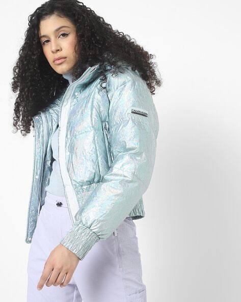 calvin klein holographic jacket