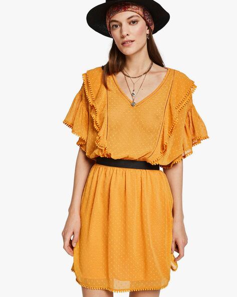 Scotch and soda ruffle dress sale