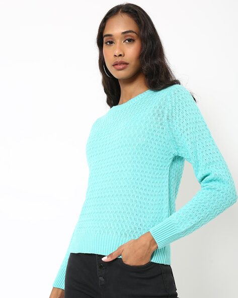 Species Solid Round-Neck Sweater