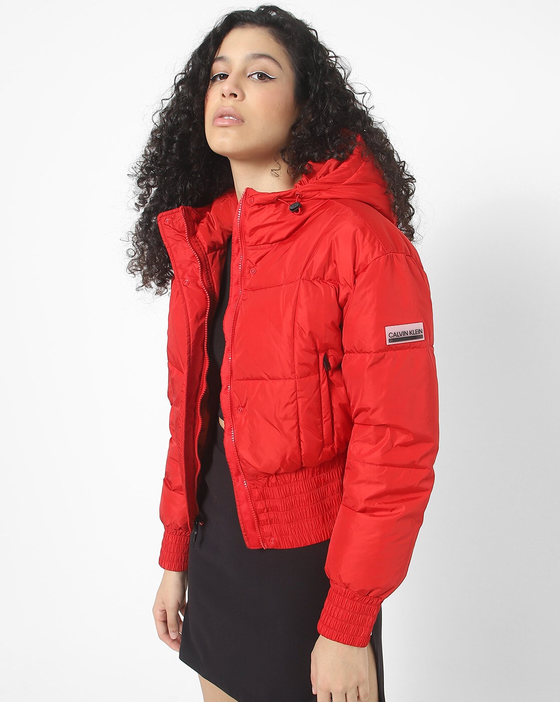 Calvin klein discount women's red jacket