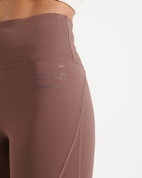 Train Panelled High-Rise Sports Leggings